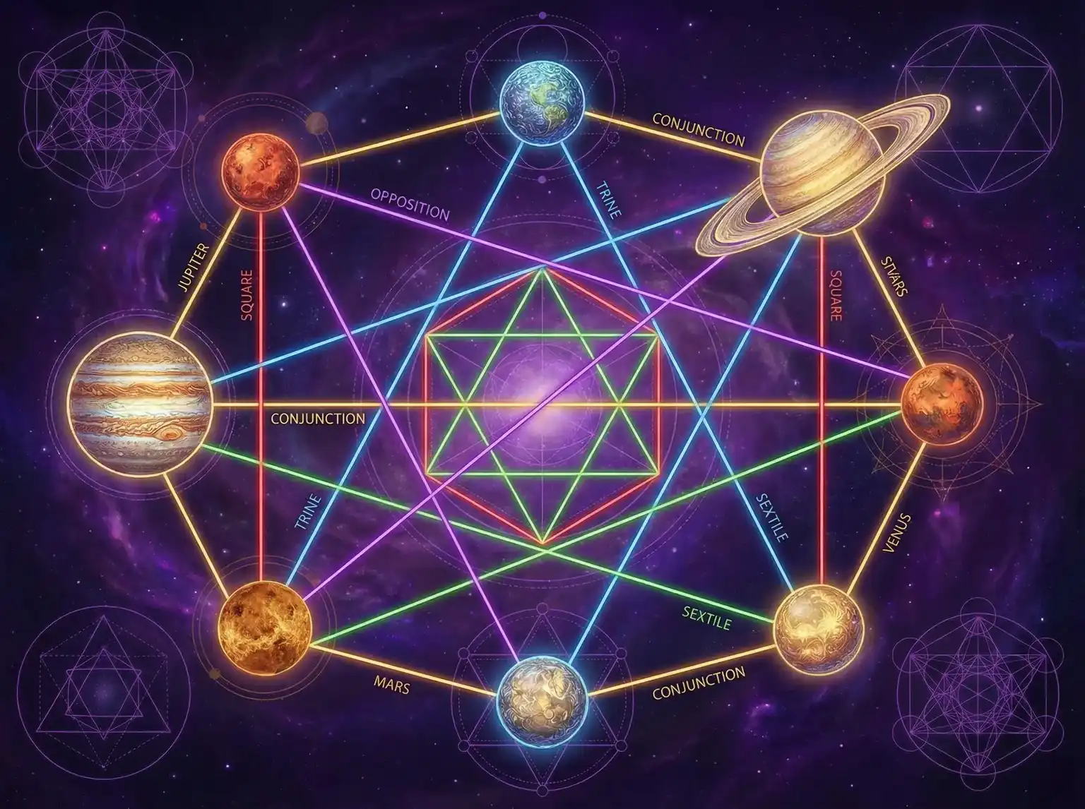 行星相位解读 - 僵尸世界大战在线观看 | 占星学进阶